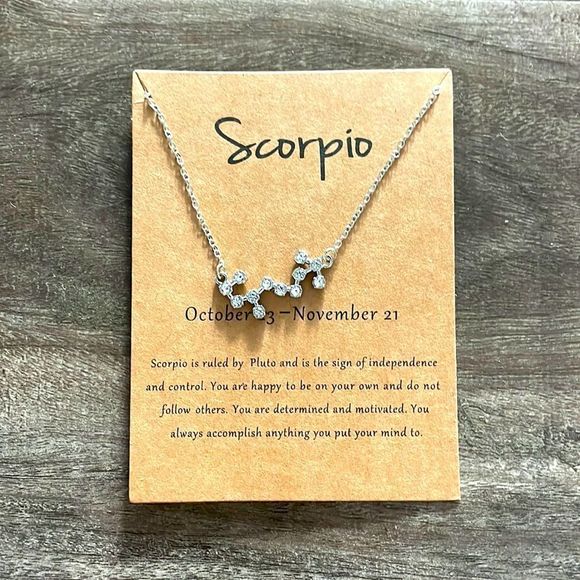 SCORPIO constellation necklace 💫 - Picture 1 of 1